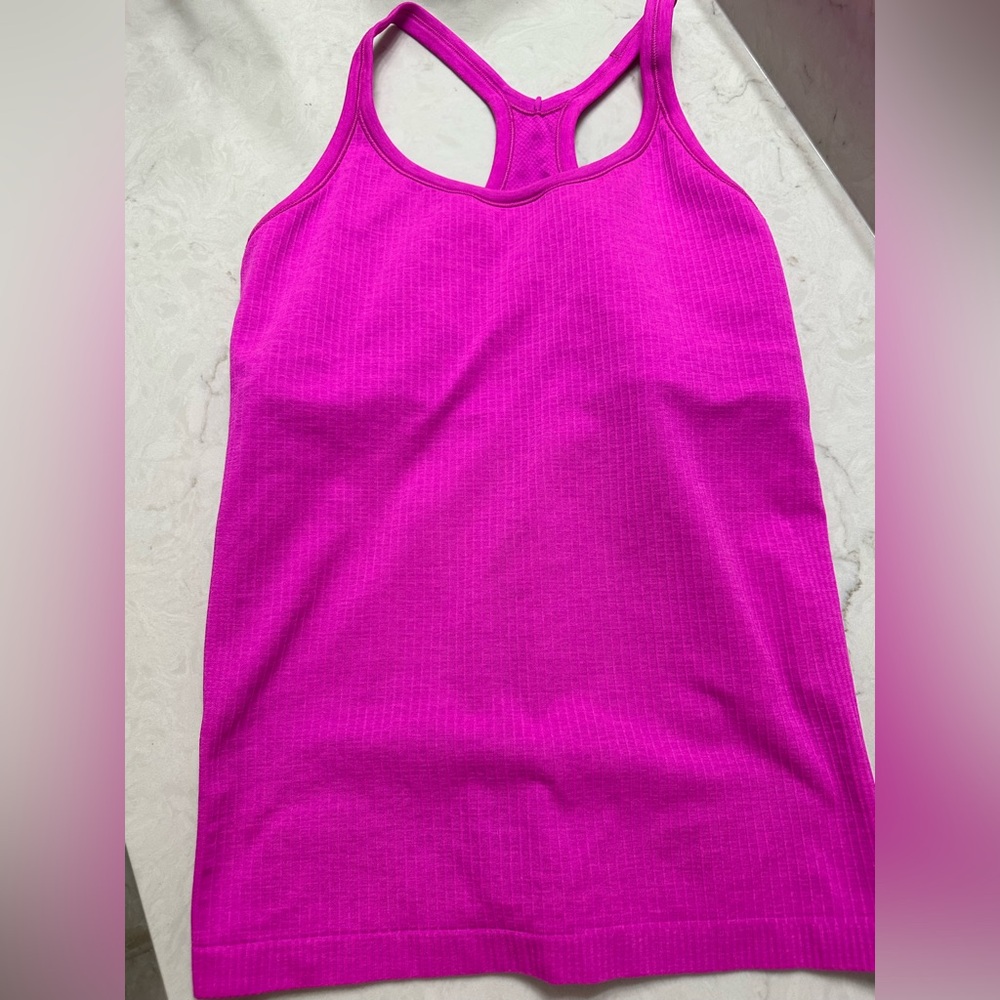 lululemon athletica Fitted Racerback Tank - Magenta Pink, L
